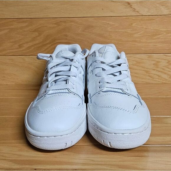 New Balance 550 Triple White Shoe Sneaker Youth Kids GSB550WW - Picture 4 of 11